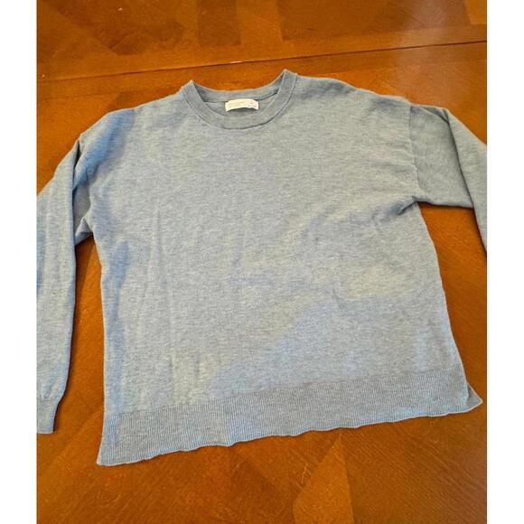 Sweaters - Women’s Light Blue Crew Neck Sweater, Size Large